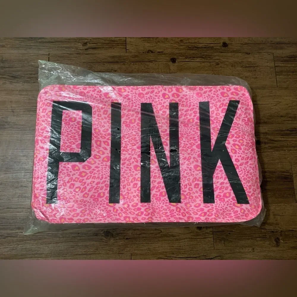 NEW PINK VS CHEETAH PRINT LID TRUNK